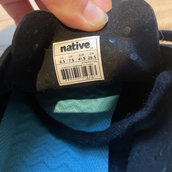 Native Monaco Men’s Low-top Sneakers Black and Lightweight size 8.5 - Picture 6 of 10